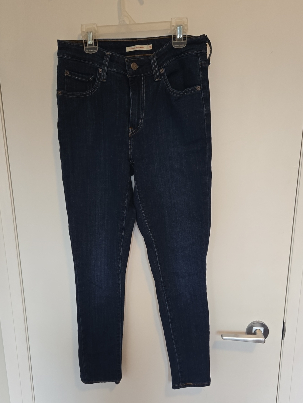 Levi's 721 Dark Indigo Women's High-Rise Skinny Jeans